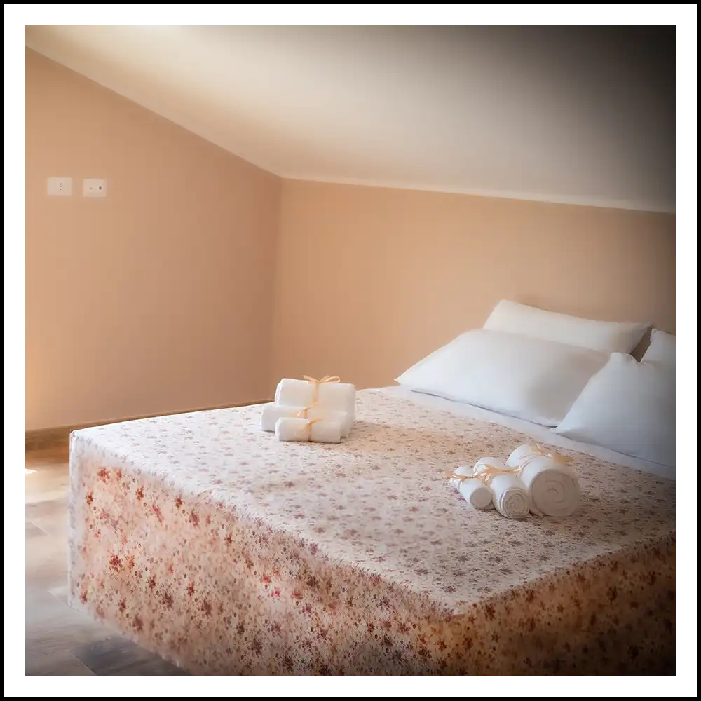 tenuta santa barbara veduta presente nella gallery camera matrimoniale della tenuta santa barbara